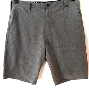Hurley Men’s Phantom Hybrid Walk Short | Waist 32 | Heather Gray